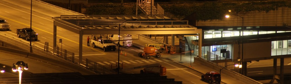 Halsted Street Bridge CTA canopy