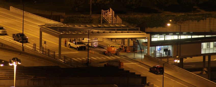 Halsted Street Bridge CTA canopy