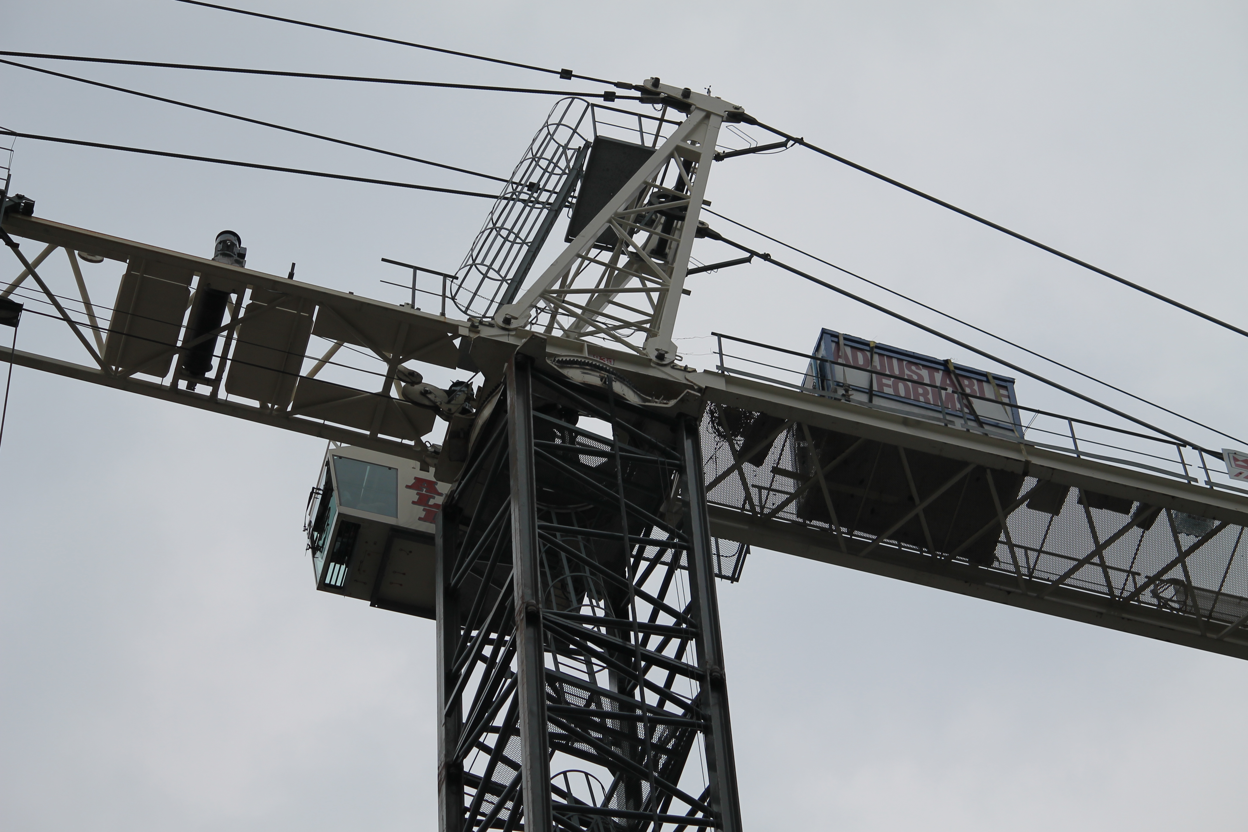 165 North Desplaines tower crane