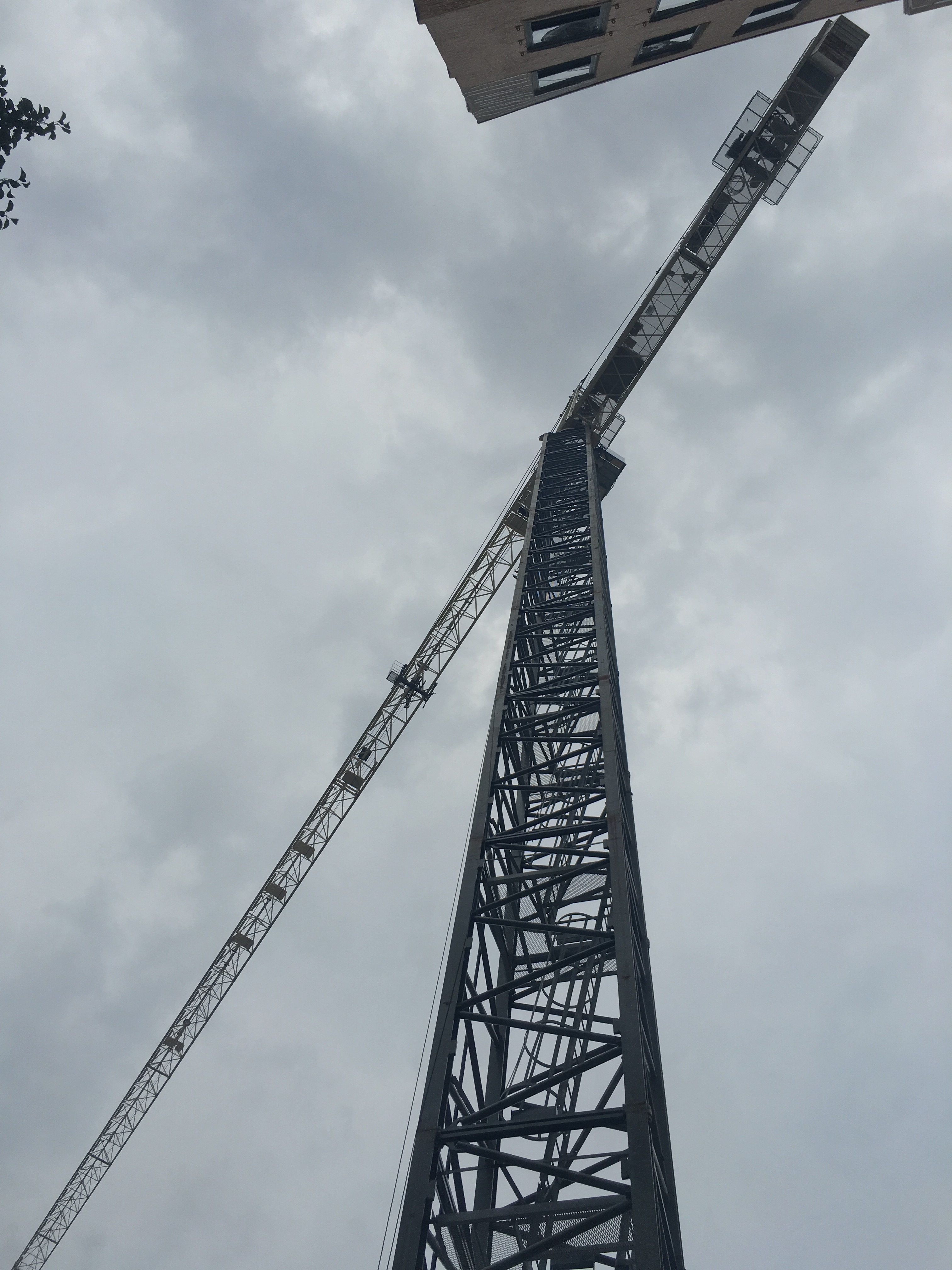 165 North Desplaines tower crane