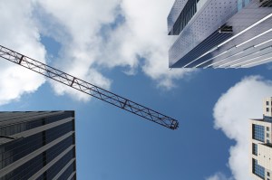 151 North Franklin tower crane