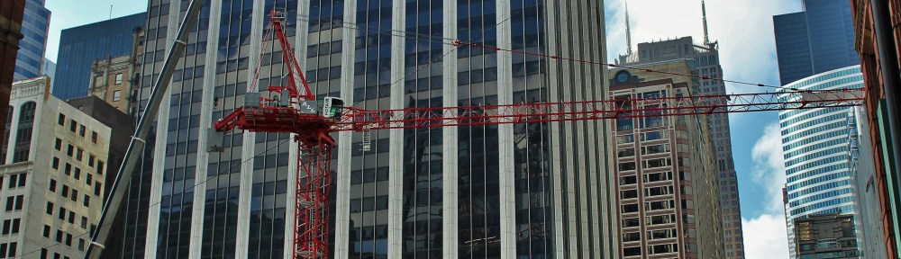 151 North Franklin tower crane