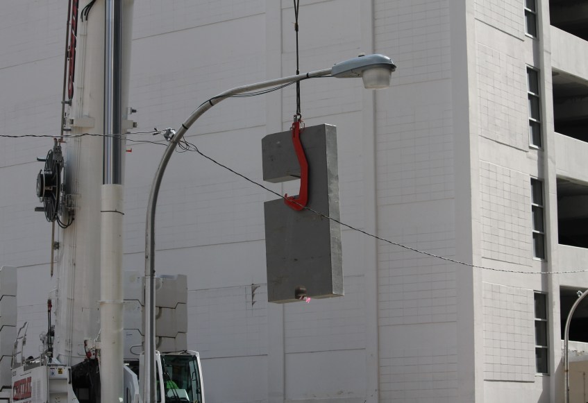 151 North Franklin tower crane