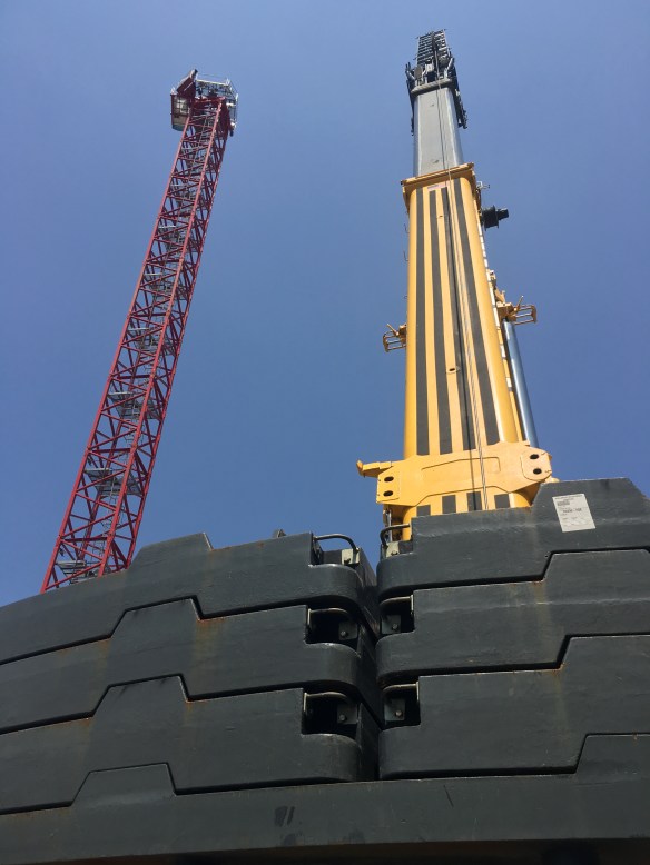 Atrium Village tower crane