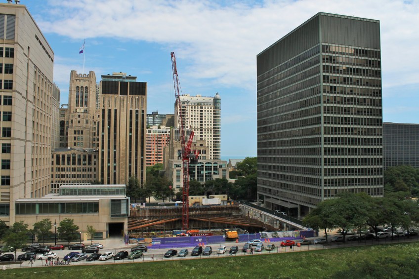 Simpson Querrey tower crane