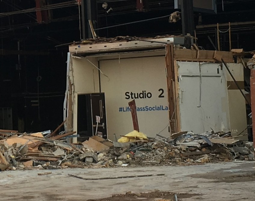 Harpo Studios demolition