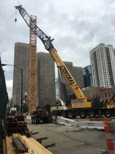 625 West Adams tower crane