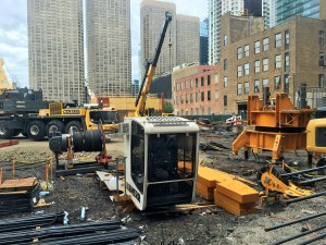 625 West Adams tower crane