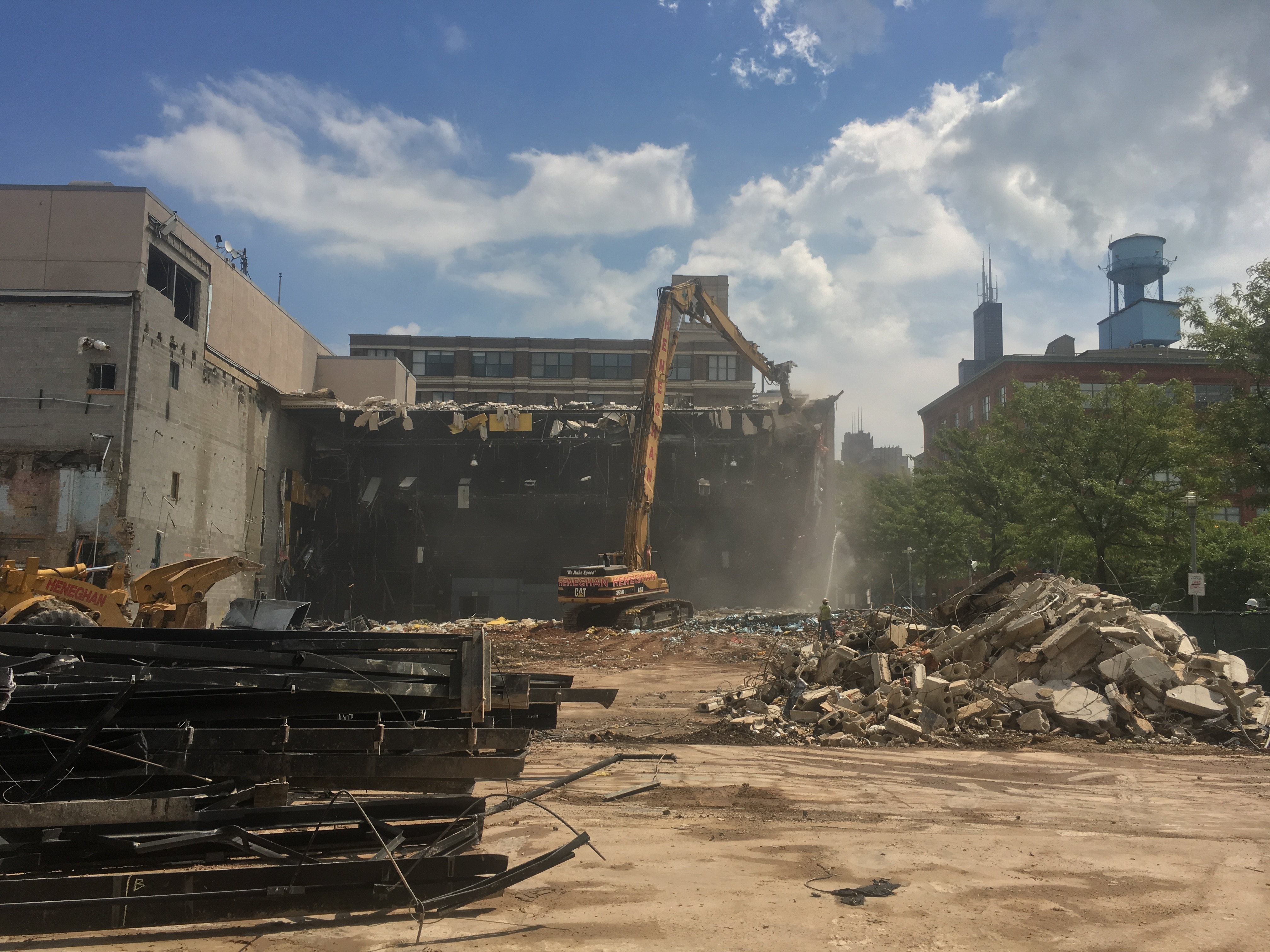 Harpo Studios demolition