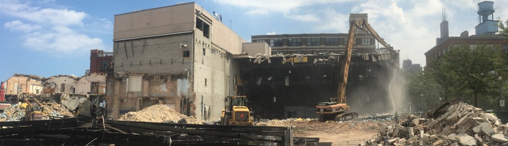 Harpo Studios demolition