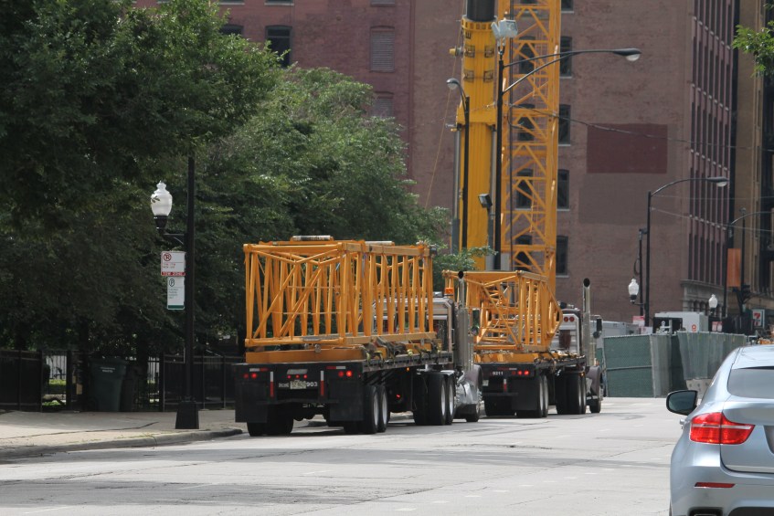 625 West Adams tower crane
