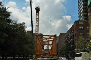 625 West Adams tower crane