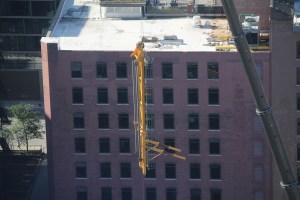 625 West Adams tower crane