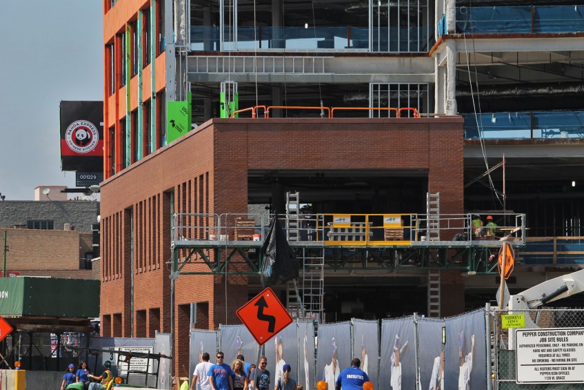 Chicago Cubs Triangle Office building
