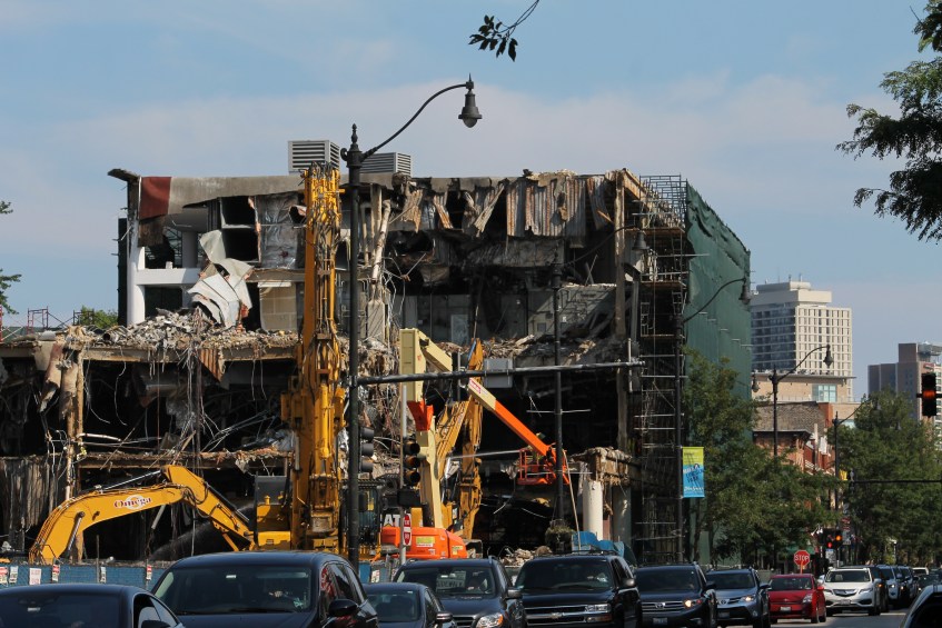 Children's Memorial Hospital demolition