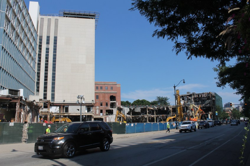 Children's Memorial Hospital demolition