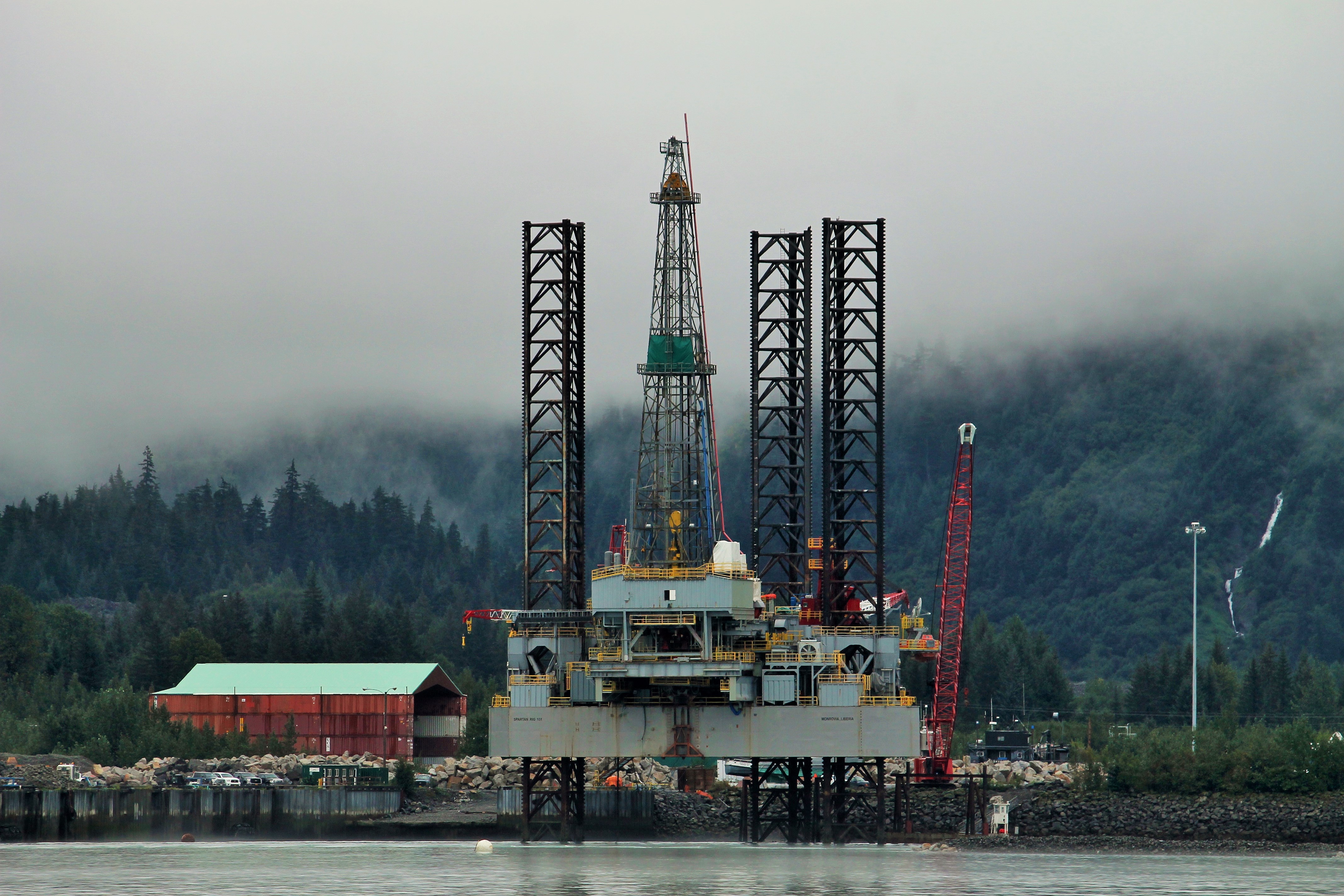 Resurrection Bay crane