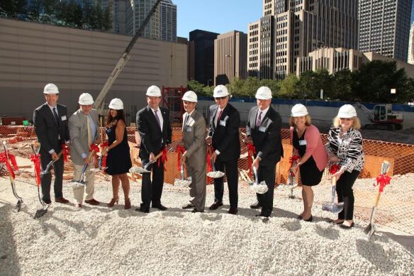 465 North Park groundbreaking