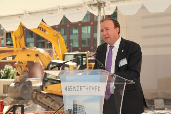465 North Park groundbreaking