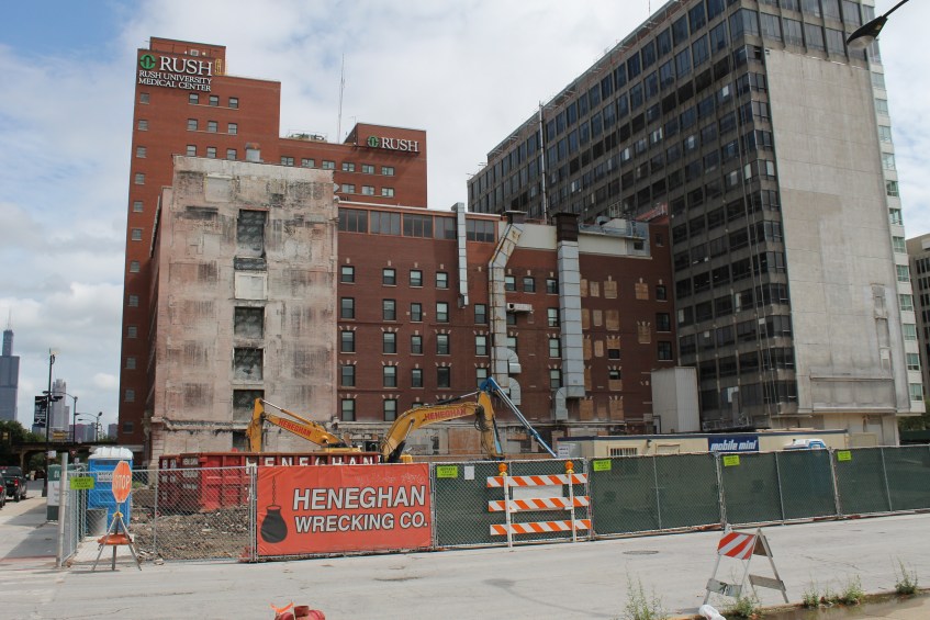 Rush Medical Center demolition