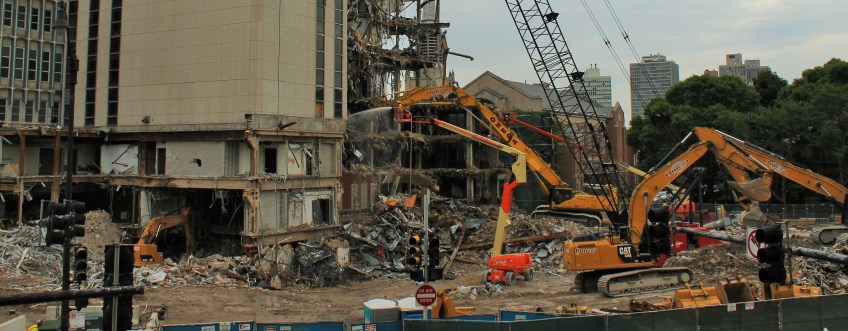 Children's Memorial Hospital demolition