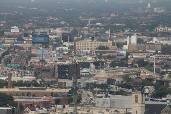 1001 West Chicago tower crane