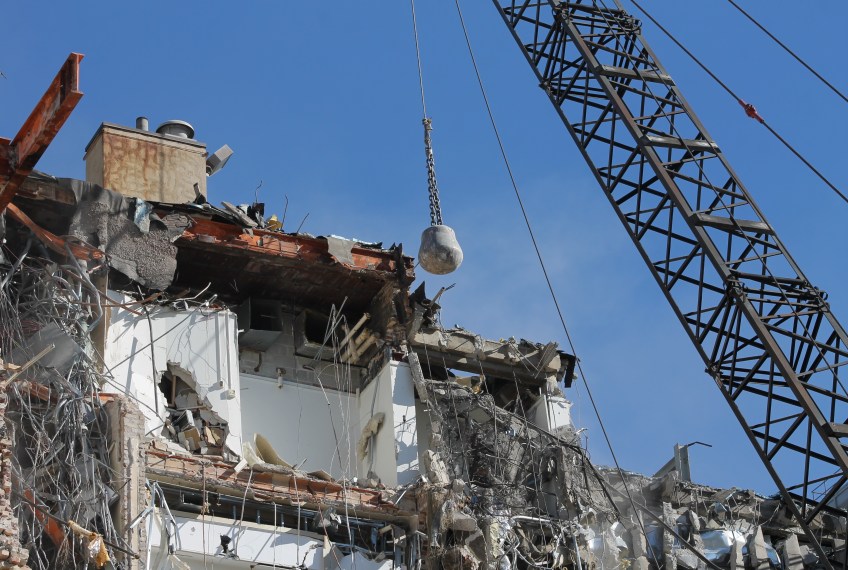 Rush Medical Center demolition