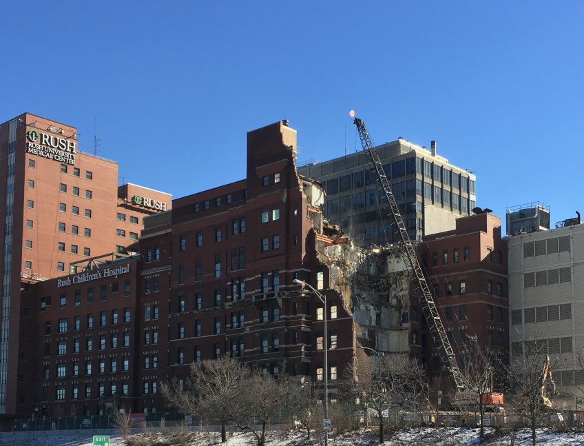 Rush Medical Center demolition