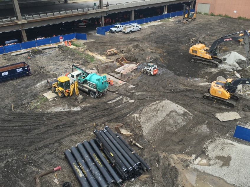 Vista Tower foundation work