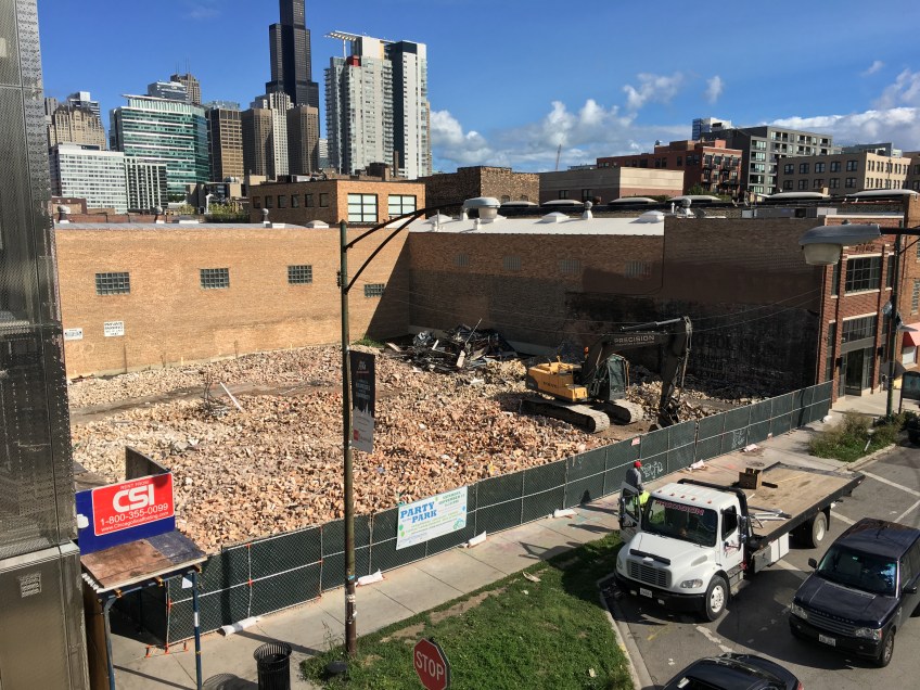 177 North Morgan demolition