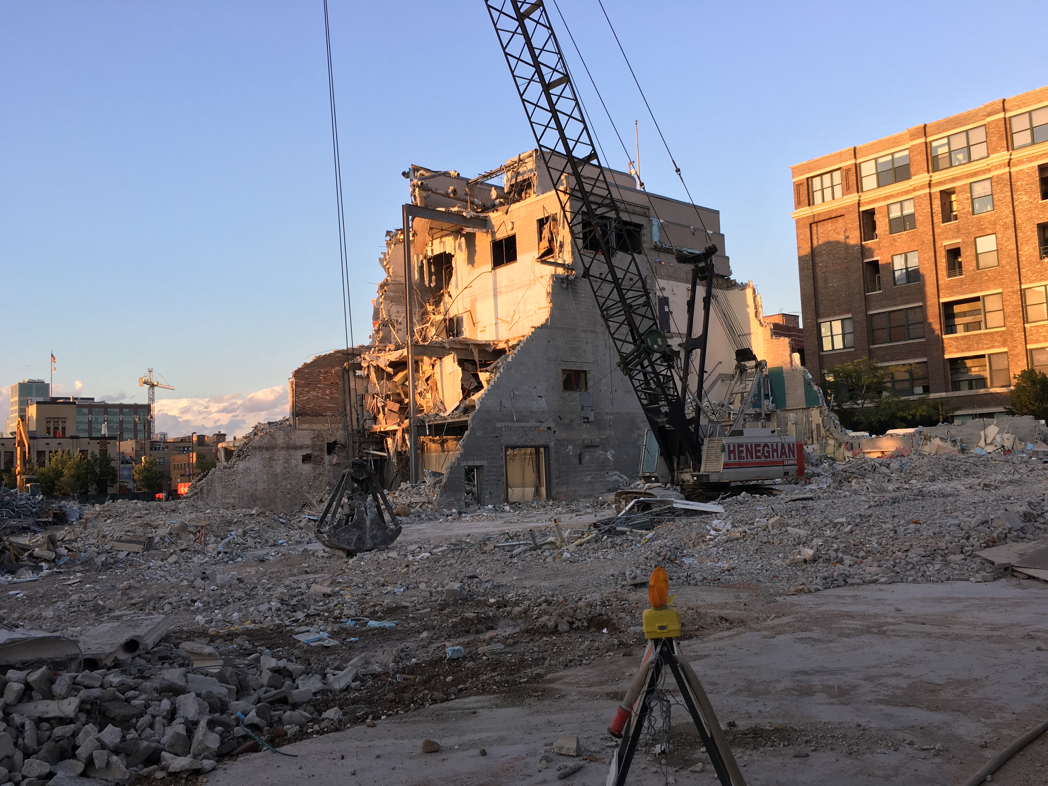 Harpo Studios demolition