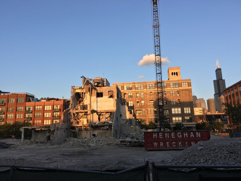 Harpo Studios demolition