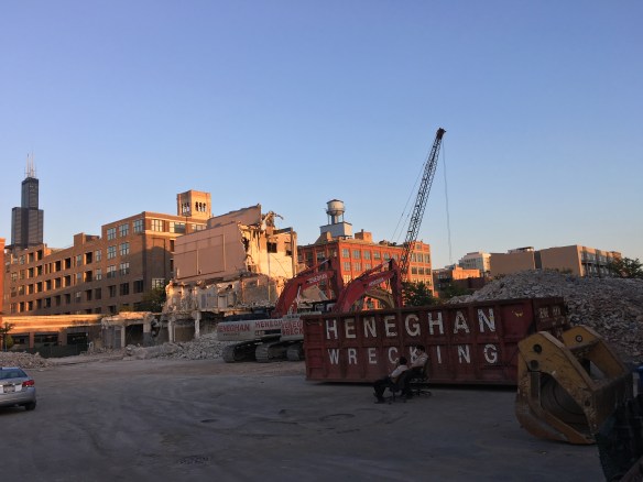 Harpo Studios demolition