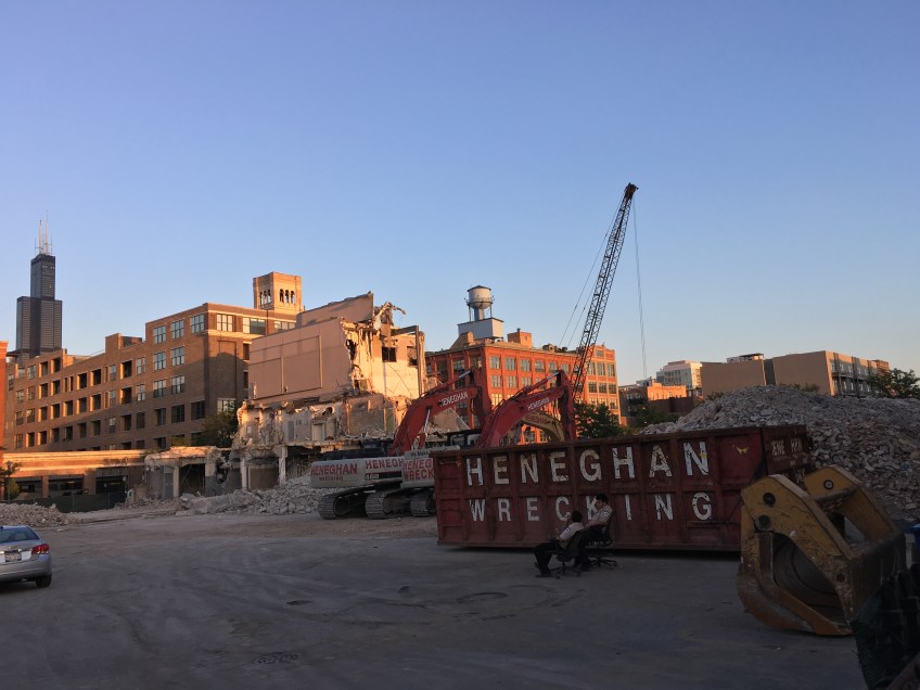 Harpo Studios demolition