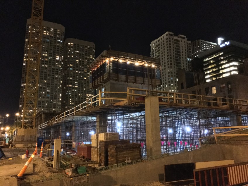 625 West Adams at night