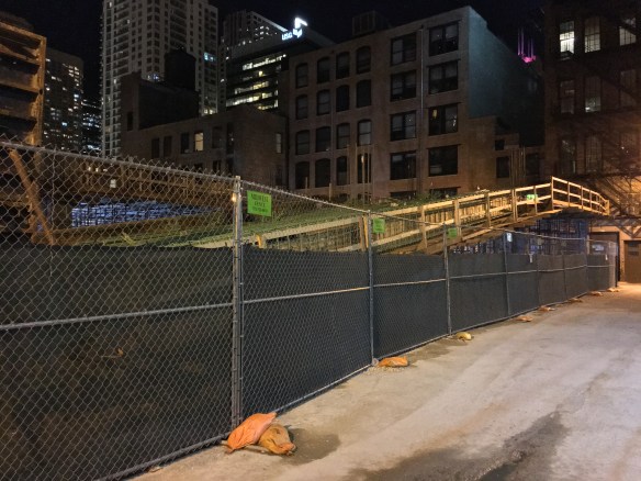 625 West Adams at night