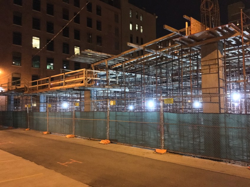 625 West Adams at night