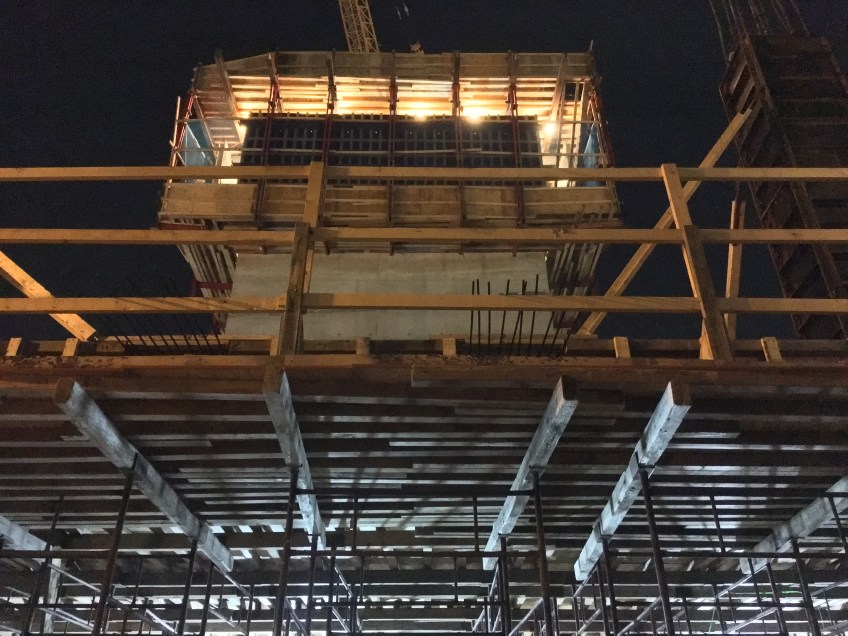 625 West Adams at night