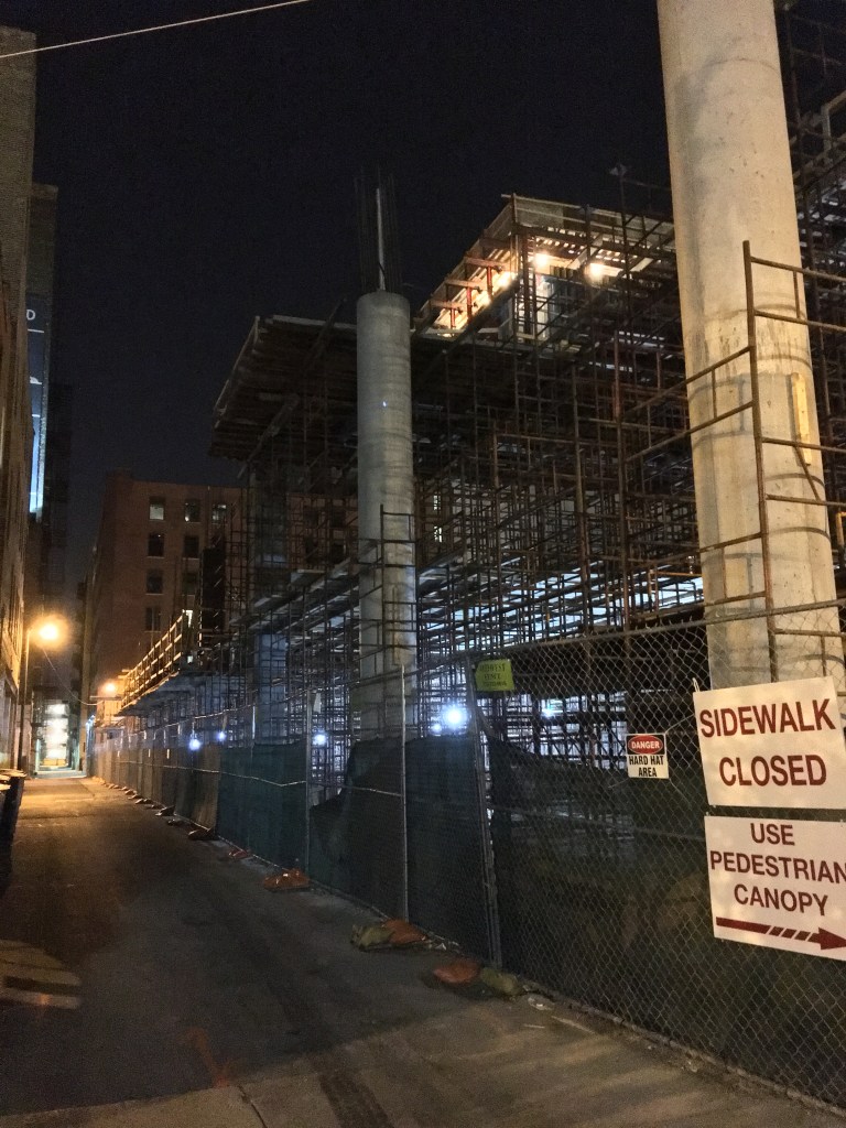 625 West Adams at night