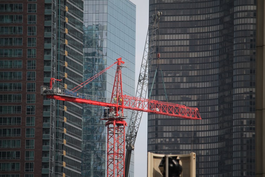 465 North Park tower crane