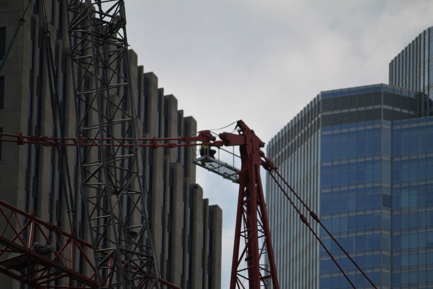 465 North Park tower crane
