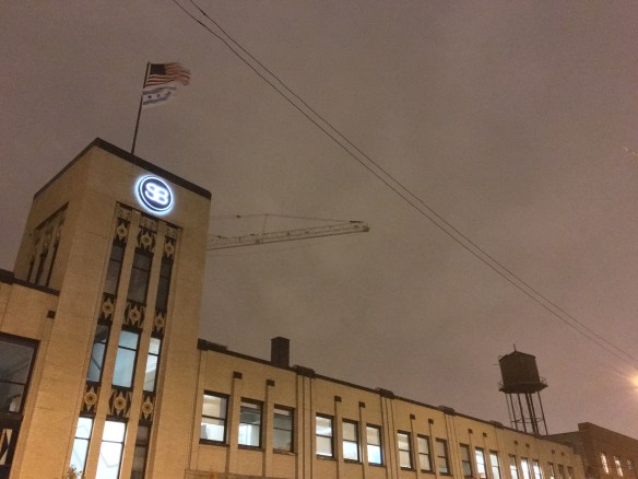 West Loop crane flag tank