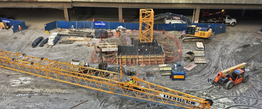 Wanda Vista tower cranes