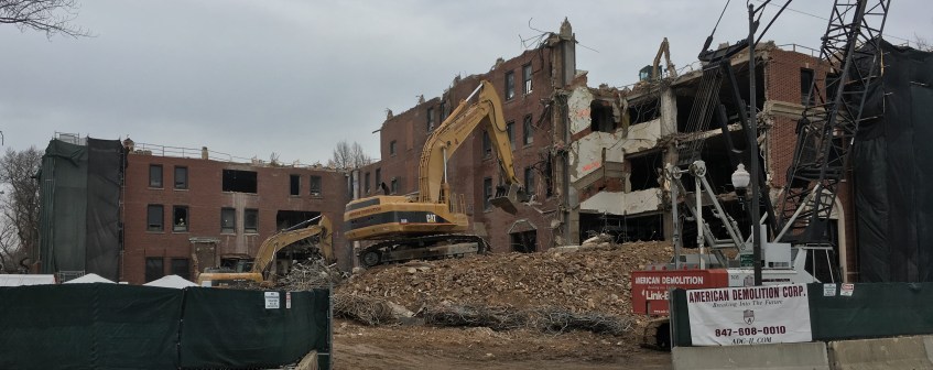 Nellie A. Black Memorial Pavilion demolition