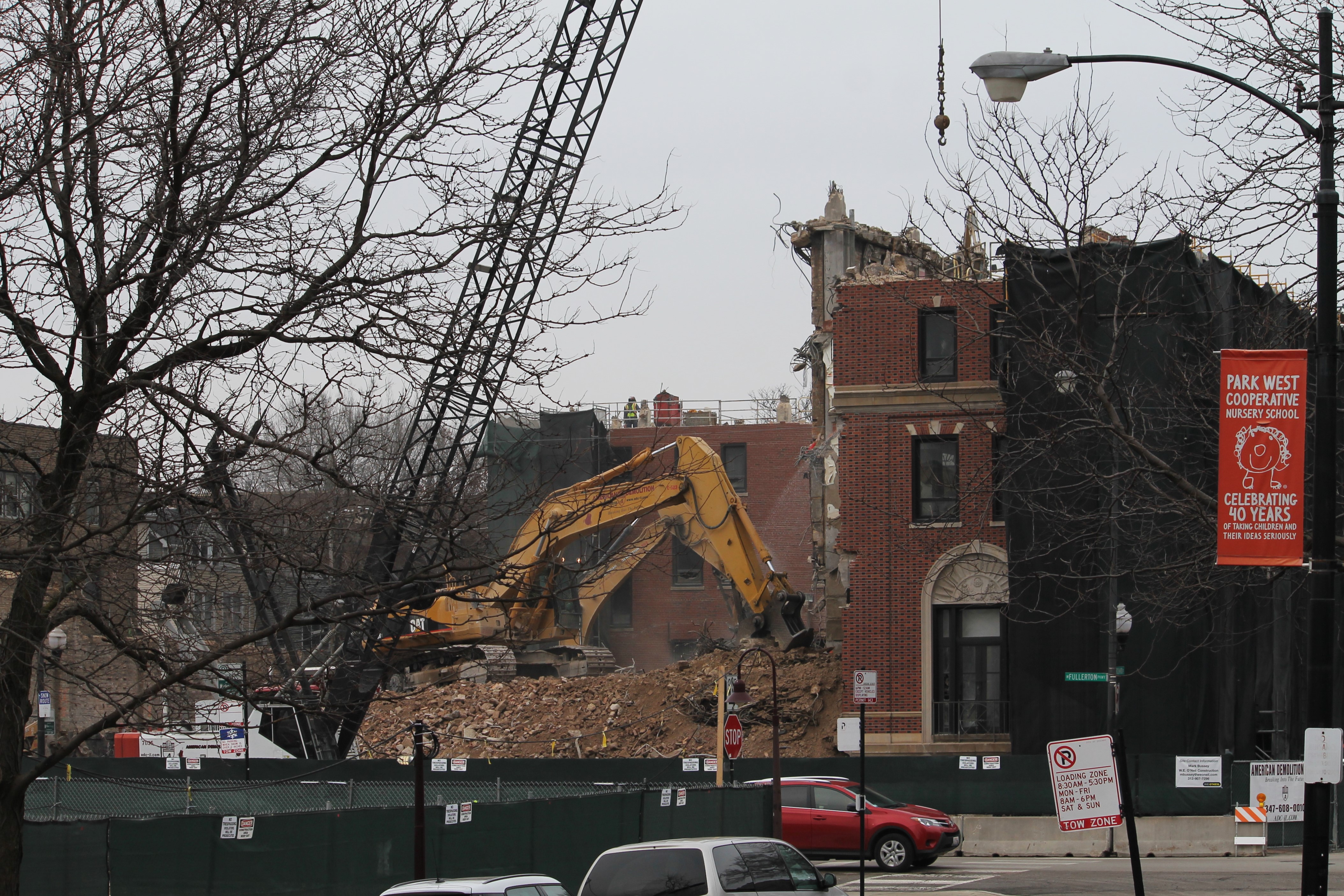 Nellie A. Black Memorial Pavilion demolition