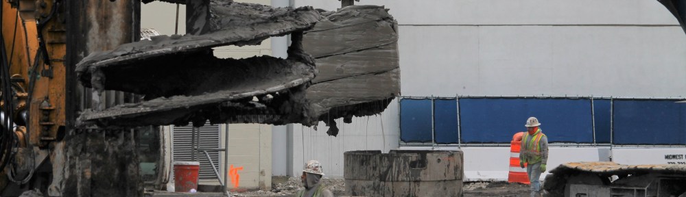 One Grant Park caissons