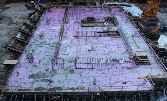 Wanda Vista Tower concrete pour 3