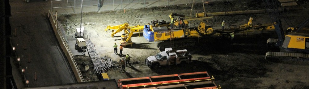 One South Halsted caissons