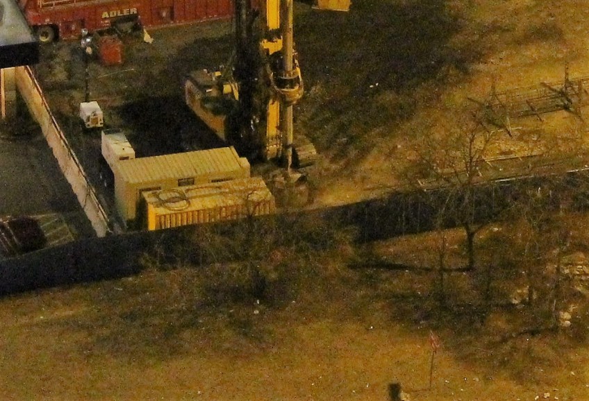 One South Halsted caissons