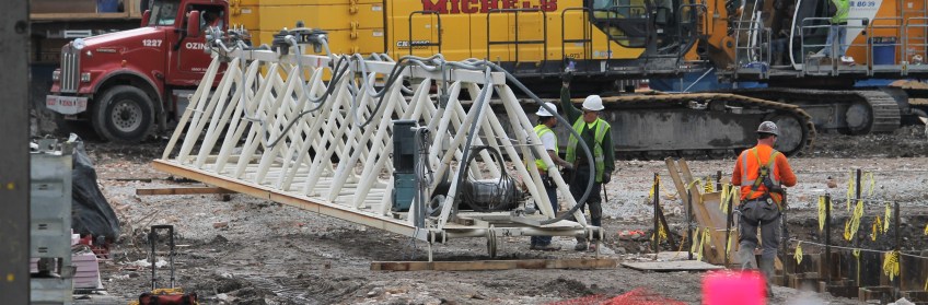 McDonald's Headquarters tower cranes
